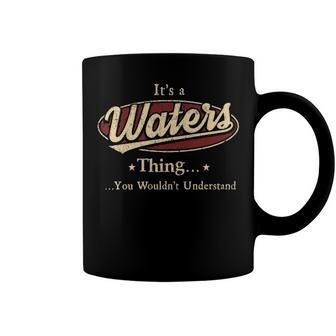 Waters Shirt Personalized Name Gifts T Shirt Name Print T Shirts Shirts With Name Waters Coffee Mug - Seseable