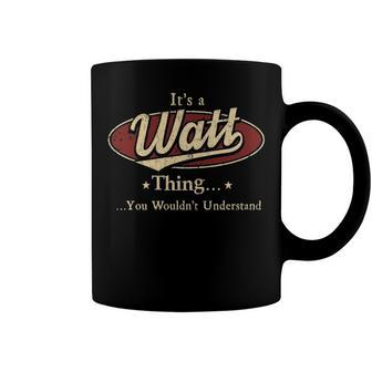 Watt Shirt Personalized Name Gifts T Shirt Name Print T Shirts Shirts With Name Watt Coffee Mug - Seseable