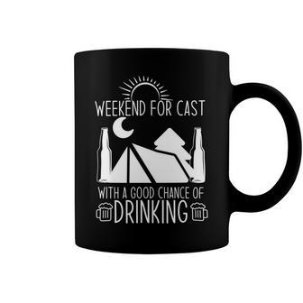 Weekend Forecast Camping With A Good 17 Shirt Coffee Mug | Favorety CA