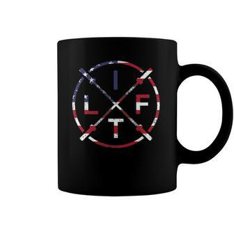 Weight Lifting Gym Workout Fitness Lift 4Th Of July Flag Coffee Mug | Mazezy