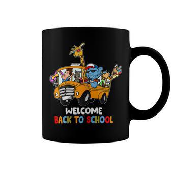 Welcome Back To School Zoo Animal Bus 477 Shirt Coffee Mug | Favorety AU