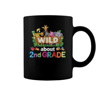 Wild About 2Nd Second Grade Teacher Student Back To School Coffee Mug | Mazezy