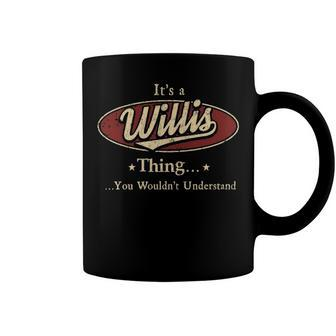 Willis Shirt Personalized Name Gifts T Shirt Name Print T Shirts Shirts With Name Willis Coffee Mug - Seseable