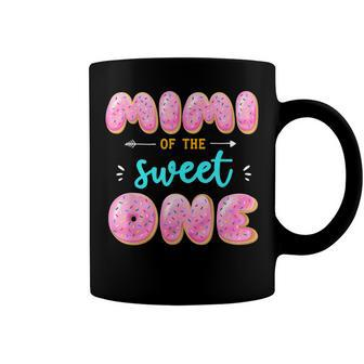 Women Mimi Of Sweet One First Birthday Matching Family Donut Coffee Mug - Seseable