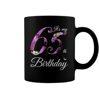 Womens 65 Years Old Floral 1957 Its My 65Th Birthday Gift Coffee Mug | Mazezy