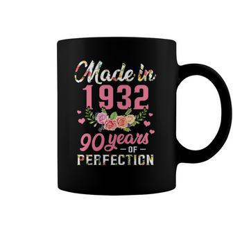 Womens 90Th Birthday Made In 1932 90 Years Of Perfection Coffee Mug | Mazezy