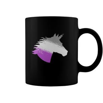 Womens Ace Asexual Unicorn Lgbt Pride Stuff March Pride Month Coffee Mug | Mazezy