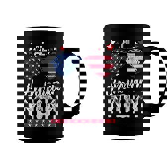 Womens All American Mom 4Th Of July Mothers Day Women Mommy Coffee Mug - Seseable