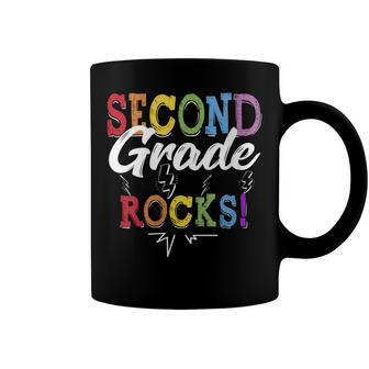 Womens Cute Second Grade Rocks Team 2Nd Grade Teacher Student Kids Coffee Mug - Seseable