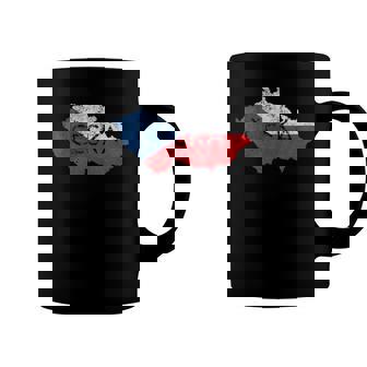 Womens Czech Map And Flag Souvenir - Distressed Czech Republic Coffee Mug | Mazezy