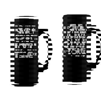 Womens Funny 50Th Birthday Gag Gift I Smell Old People Oh Its Me Coffee Mug - Seseable