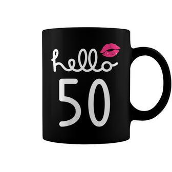 Womens Hello 50 Year Old 50Th Birthday Chapter 50 For Women Coffee Mug - Seseable
