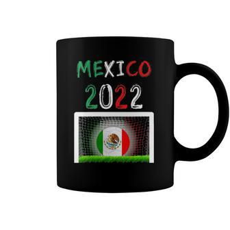 Womens Mexico 2022-Mexican Patriotic Flag Soccer Ball Futbol Fans Coffee Mug | Mazezy