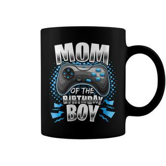 Womens Mom Of The Birthday Boy Matching Video Gamer Birthday Party V2 Coffee Mug - Seseable