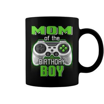 Womens Mom Of The Birthday Boy Video Game B-Day Top Gamer Party Coffee Mug - Seseable