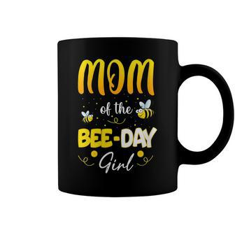 Womens Party Matching Birthday Sweet Mom Of The Bee Day Girl Hive Coffee Mug - Seseable