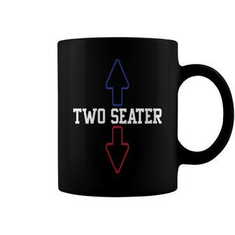 Womens Two Seater 4Th Of July American Flag For Boys Men Dad Joke Coffee Mug - Seseable