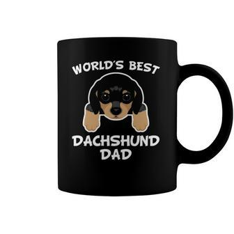 Worlds Best Dachshund Dad Dog Owner Coffee Mug | Mazezy