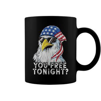 You Free Tonight Eagle American Flag 4Th Of July Sunglasses Coffee Mug - Seseable