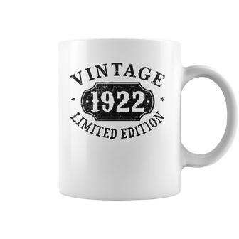 100 Years Old 100Th Birthday Male Female Him Her Limited 1922 Gift Coffee Mug | Mazezy