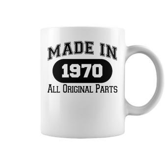 1970 Birthday Made In 1970 All Original Parts Coffee Mug - Seseable