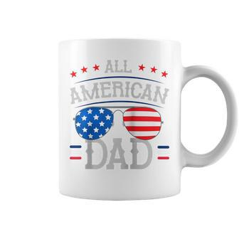 4Th Of July And Independence Day For All American Dad Coffee Mug - Seseable