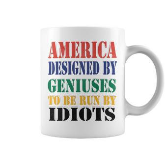 America Designed By Geniuses To Be Run By Idiots Impeach 46 Joe Biden Essential Tshirt Coffee Mug | Favorety AU