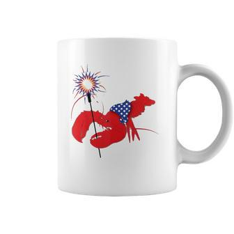 Americana Liberty The Lobster 4Th Of July Coffee Mug | Mazezy