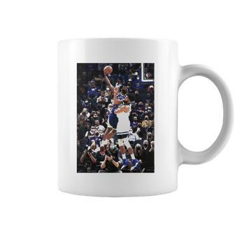 Andrew Wiggins Posterized Karl-Anthony Towns Basketball Lovers Gift Coffee Mug | Mazezy