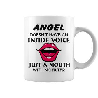 Angel Name Gift Angel A Mouth With No Filter Coffee Mug - Seseable