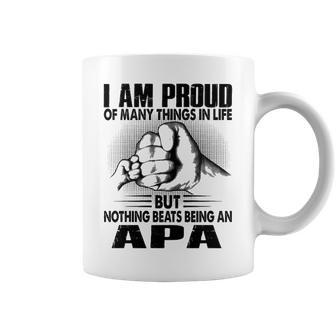 Apa Grandpa Gift Nothing Beats Being An Apa Coffee Mug - Seseable