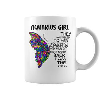 Aquarius Girl Birthday I Am The Storm Coffee Mug - Seseable
