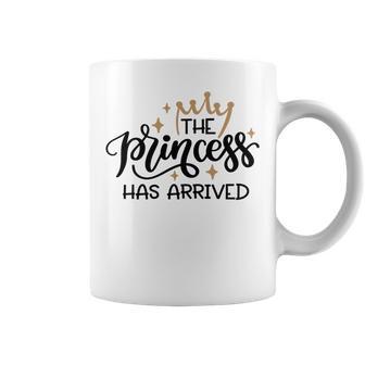 Baby Shower Text Design The Princess Has Arrived Coffee Mug | Favorety DE