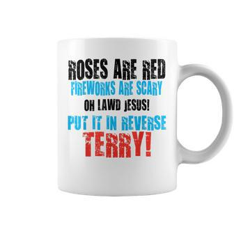 Back Up Terry Put It In Reverse Firework Funny 4Th Of July Coffee Mug - Seseable