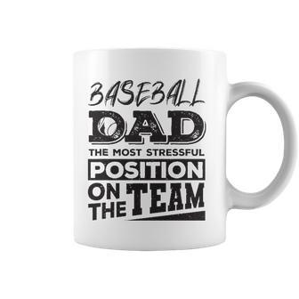 Baseball Dad Men Baseball Lover Coffee Mug | Mazezy