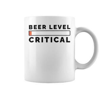 Beer Level Critical Coffee Mug | Favorety UK