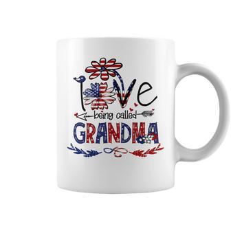 Being Called Grandma Sunflower Usa 685 Shirt Coffee Mug | Favorety