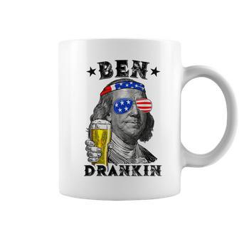 Ben Drankin Benjamin Funny Drink Beer 4Th Of July Coffee Mug - Seseable