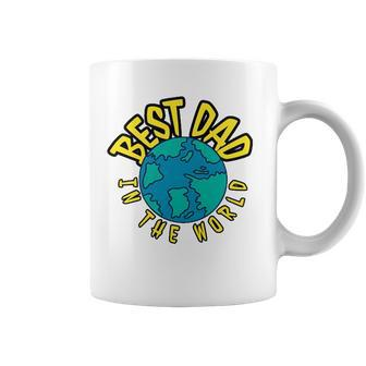 Best Dad In The World - Great Gift Idea For Fathers Day Coffee Mug | Mazezy