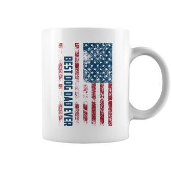 Best Dog Dad Ever | Cute Fathers Day Funny 4Th Of July Gift Coffee Mug - Seseable