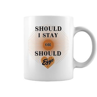 Best Seller Should I Stay Or Should Eggo Merchandise Coffee Mug | Favorety