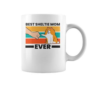 Best Sheltie Mom Ever Sheepdog Mama Shetland Sheepdogs Coffee Mug | Mazezy