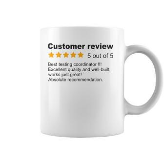 Best Testing Coordinator Funny Review Job Profession Coffee Mug | Mazezy