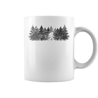 Bigfoot In The Forest Coffee Mug | Favorety AU