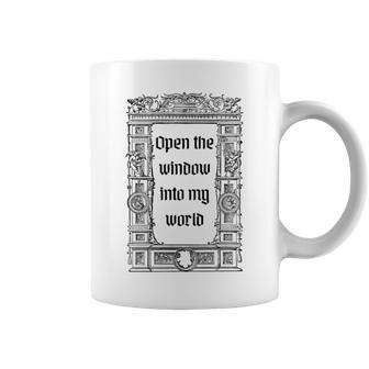 Black White Gothic Medieval Coffee Mug | Favorety AU