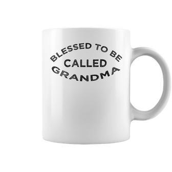 Blessed To Be Called Grandma Sticker Coffee Mug | Favorety AU