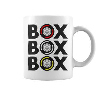 Box Box Box F1 Tyre Compound Design V2 Coffee Mug | Favorety DE