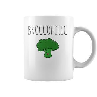 Broccoholic Vegan & Vegetarian Broccoli Lovers Coffee Mug | Mazezy