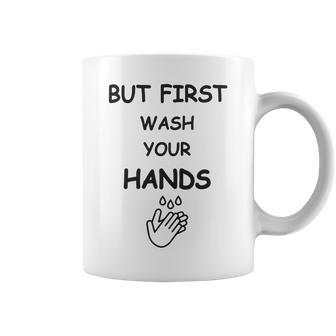 But First Wash Your Hands Funny Baby Gift Funny Pregnancy Gift Funny Baby Shower Gift Coffee Mug | Favorety DE