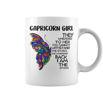Capricorn Girl Birthday I Am The Storm Coffee Mug - Seseable